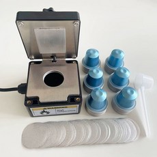 호환 네스프레소 실링기 제작 캡슐 메이커 커피, 라이트블루 컵 100개, 1개입, 1mg
