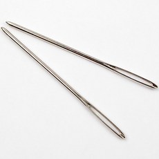 돗바늘 뜨개용돗바늘 메탈 금색 PVC돗바늘 뜨개바늘, 1개, 돗바늘-5cm(2개)