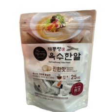 해통령 육수한알 진한맛 자연조미료 휴대용 멸치국물, 100g, 4개