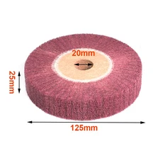 쿠쿠스토어 스카치 부직포 연마 휠 금속 스테인레스 스틸 드로잉 100mm 1 개, 03 125x25mm P320