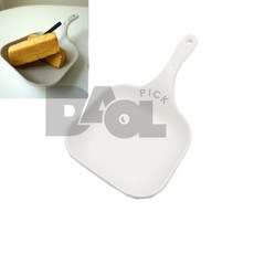 프레소 멜라민 플레이팅 팬쿠프 앞접시 사각 중 트레이접시