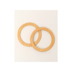 퀼트스타 [패턴증정]우드 O링 핸들 10cm_내추럴, 내추럴, 1세트