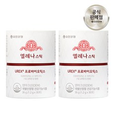 엘레나 스틱 UREX 프로바이오틱스 분말형 질건강 유산균 30p, 36g, 2개