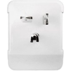 【DIY合作社】冷氣插頭 H型 T型 接地插頭 冷氣專用 安全耐用 附發票, 白, 1個