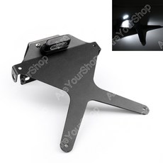 Yamaha YZF MT-09 MT 09 14-16 CNC改裝後牌架(有牌照燈) FE-589-Black, 1個