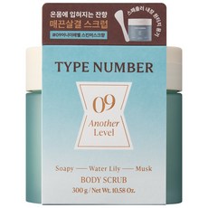 [AD] 타입넘버 바디스크럽 저자극 피부결개선, no.09 어나더레벨, 1개, 300g