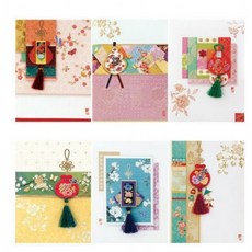 전통 복주머니 카드 용돈카드 명절 외국인선물 고급형 수작업, FT223 5