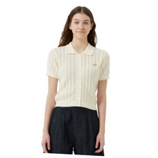 리 LEE 우먼 스카시 카라 가디건 아이보리 LE2502CD64IV 423546