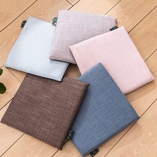 똑소녀 메모리폼방석 수험생 논슬립 사각방석 5color 2size, 40x40cm, 라이트그레이