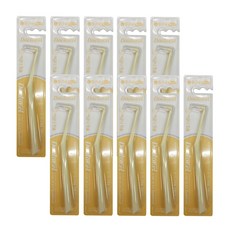 [닥터이엘] 강도별 칼라 둥근모 어금니 칫솔 약한모 10개 (초극세모), 1개입, 0.12mm