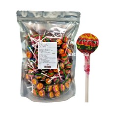 츄파춥스 대용량 막대사탕 120개입 (9.3g x 120개) 선물세트 (6가지맛 랜덤), 9.3g, 120개