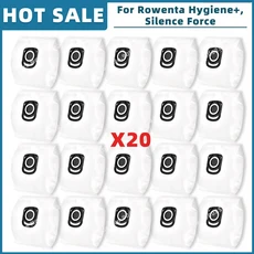 Rowenta Hygiene+ ZR과 호환되는 먼지 봉투 200520 스월 R39 사일런스 포스 4A 컴팩트 X-Trem 파워, 03 Set C