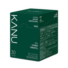 동서 맥심 카누 디카페인 미니 30T, 27g, 30 STICKS