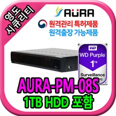 영도시큐리티 PM-08S[+1TB] AHD 1080P 400만 8CH DVR CCTV, 1개