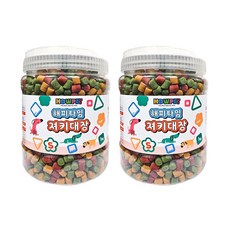 하우펫 해피타임 져키대장 S 1kg x 2개 가수분해 알러지 예방 강아지 노즈워크 칭찬간식 교육용 훈련용 황태져키 대용량, 져키S