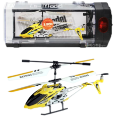 국민헬리콥터 교육용 초보자용헬기 어린이RC헬리콥터 무선헬리콥터 색상 옐로우 (오늘출발) 당일발송, 1개