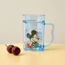 [모던하우스] 디즈니 미키 플라스틱 핸들워터 텀블러 245ML, 1개