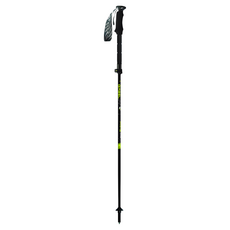 Gabel 義大利專業登山杖 鋁合金三節摺疊登山杖 FR-5 FL LITE XTS 輕量化設計, 黑色, 1個