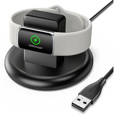 Fitbit Charge 6 충전기 용 자기 USB 도크 Luxe 스탠드 스마트 시계 고속 스테이션