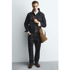 ZARA 자라 남성 슈즈 레더 스니커즈 포멀 레이스업 부츠 리미티드 에디션 - 브라운 180174