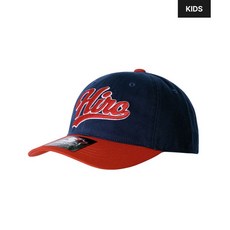 스타터 STARTER X HIRO 컬러블록 웨이브 로고 볼캡 레드