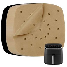 에어 프라이어 양피지 17.3cm(6.8인치) 액세서리 Costzon Bella Chefman Hamilton Beach Posame GoWise USA Black