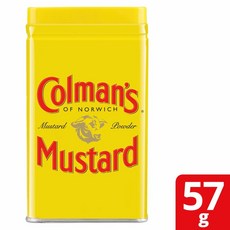 영국 콜만 머스타드 파우더 캔 Colman's Mustard Tin Powder, 57g, 2개