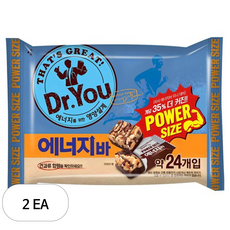 닥터유 에너지바 파워사이즈, 337g, 2개