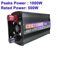순수 사인파 전력 AC 인버터 전압 변압기 1000W/2000W/3000W/4000W 220V TO 12V/24V DC, 60Hz 2000W 12V220V
