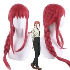 체인소맨 마키마 스프레 가발, 1개, 사진색