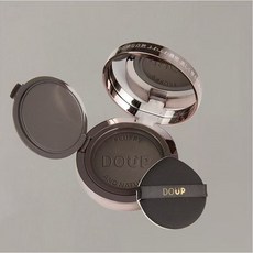 DOUP 蓬蓬補髮粉餅 遮脫密髮神器 自然不脫色, 棕色1盒, 1個