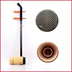 프리미엄 얼후 초보자용 해금 악기 현악기 아쟁 블랙 나일론 활교재 포함 취미용 입문용, 블랙 나일론 활+교재 포함