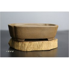 【小樹安每】日本盆缽 加藤里美焼締木瓜式鉢 16cm - 日式風格沙拉碗/水果碗, 1個