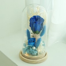 장미 조명등 파랑 2송이 은은한 96339ea 1개, 색상