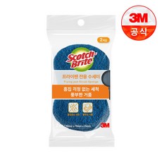 스카치브라이트 3M 프라이팬 전용 수세미, 2개입, 1개