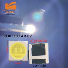 Lextar-LED 백라이트 고출력 LED 500 W 1.8 6V 쿨 화이트 150-187LM PT30W45 V1 TV 응용 프로그램 3030 smd led 다이오드 전자 부품 액세서리 소스