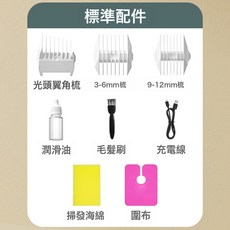 包郵嬰兒理髮器超靜音自動吸發新生兒童剃髮剃頭髮電推子寶寶, 下單送理髮八件套(贈品):1個