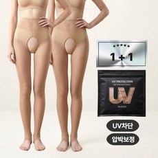글로즈온 UV자외선차단 Y존 오픈 40D 발고리형 골프스타킹 GB12