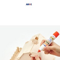 아모스 목공풀 나무풀 목공예풀 학생풀 접착제 74g, 단품, 1개, 1g