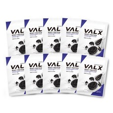 VALX 벌크스 WPC 유청 단백질 개포장 10개×30g 300g(쿠키&크림 맛), 300g