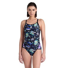 ARENA Fun Planet Capsule Collection 여성용 슈퍼 플라이 백 스포츠 수영복 운동용 원피스 트레이닝 여성용 수영복 190546