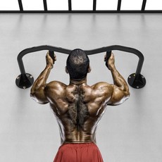 풀업바 문틈 방문 가정용 봉 홈트레이닝 운동 턱걸이, K107-2강철 직선봉 손잡이 포함