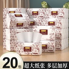 JASHIRUN 雲柔親膚面巾紙 五層加厚 原生木漿 420抽, 1個, 超大尺寸：175mm*175mm,超值活動低價：【20包/箱】加大加量裝