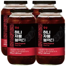 꽃샘 허니 자몽블랙티, 4개, 800g, 1개입