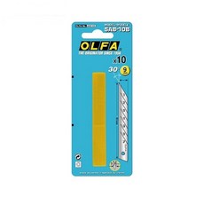 OLFA SAB-10B替刃30度折刃刀片組 適用於Ltd-05、SAC-1、141BS刀片 日本製造, 1個