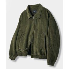 (MD PICK) 디미트리 블랙 DIMITRI BLACK 2WAY 크롭 코듀로이 드리즐러 자켓_올리브 DBCOJP01OL 92740