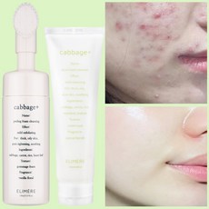 캐비지 아크네 트러블케어 세트 (필링+클렌저), 1세트, 필링+클렌저