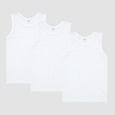 수아팜 아동 베이직 코튼 런닝 3매