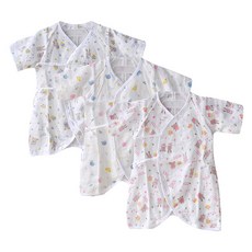 Baby童衣 新生兒紗布衣 純棉透氣蝴蝶衣 初生嬰兒哈衣 舒適透氣款