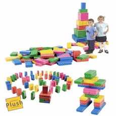 PH 종이벽돌블록 중 50PCS 유아선물 유아교구 종이벽돌블록중형